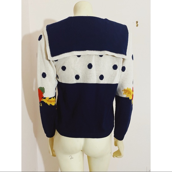 Vintage 90s Cottage Core Cardigan Sweater - Picture 7 of 8